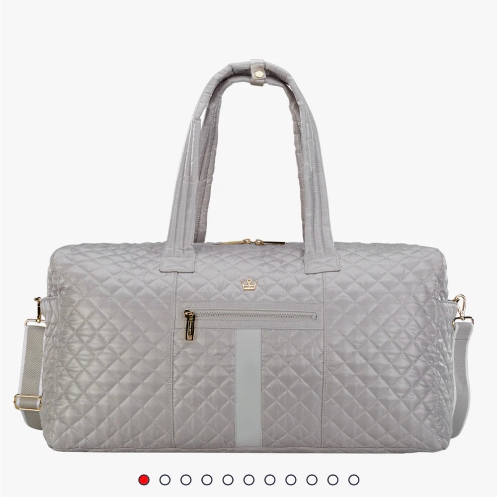 Oliver Thomas Grey Weekender/Tote set